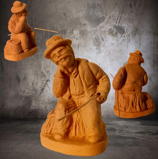 PÊCHEUR à la LIGNE ASSIS